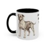 11oz American Bulldog Dog Mom Mug, Vintage Sketch Coffee Mug, Dog Mom Gift