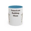 11oz American Bulldog Dog Mom Mug, Vintage Sketch Coffee Mug, Dog Mom Gift