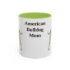 11oz American Bulldog Dog Mom Mug, Vintage Sketch Coffee Mug, Dog Mom Gift
