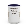 15oz American Bulldog Dog Mom Mug, Vintage Sketch Coffee Mug, Dog Mom Gift