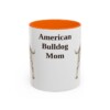 11oz American Bulldog Dog Mom Mug, Vintage Sketch Coffee Mug, Dog Mom Gift