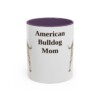 11oz American Bulldog Dog Mom Mug, Vintage Sketch Coffee Mug, Dog Mom Gift