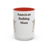 15oz American Bulldog Dog Mom Mug, Vintage Sketch Coffee Mug, Dog Mom Gift