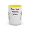 15oz American Bulldog Dog Mom Mug, Vintage Sketch Coffee Mug, Dog Mom Gift