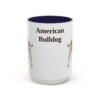 15oz American Bulldog Mug, Vintage Dog Portrait Coffee Mug, Dog Lover Gift