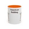 11oz American Bulldog Mug, Vintage Dog Portrait Coffee Mug, Dog Lover Gift