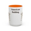 15oz American Bulldog Mug, Vintage Dog Portrait Coffee Mug, Dog Lover Gift