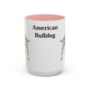15oz American Bulldog Mug, Vintage Dog Portrait Coffee Mug, Dog Lover Gift