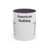 11oz American Bulldog Mug, Vintage Dog Portrait Coffee Mug, Dog Lover Gift