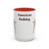 15oz American Bulldog Mug, Vintage Dog Portrait Coffee Mug, Dog Lover Gift