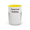 15oz American Bulldog Mug, Vintage Dog Portrait Coffee Mug, Dog Lover Gift