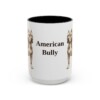 15oz American Bully Mug, Vintage Dog Portrait Coffee Mug, Dog Lover Gift