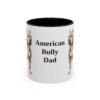 11oz American Bully Dog Dad Mug, Vintage Sketch Coffee Mug, Dog Dad Gift