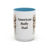 15oz American Bully Dog Dad Mug, Vintage Sketch Coffee Mug, Dog Dad Gift