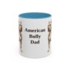 11oz American Bully Dog Dad Mug, Vintage Sketch Coffee Mug, Dog Dad Gift