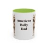 11oz American Bully Dog Dad Mug, Vintage Sketch Coffee Mug, Dog Dad Gift