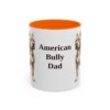 11oz American Bully Dog Dad Mug, Vintage Sketch Coffee Mug, Dog Dad Gift