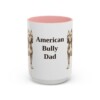 15oz American Bully Dog Dad Mug, Vintage Sketch Coffee Mug, Dog Dad Gift