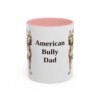 11oz American Bully Dog Dad Mug, Vintage Sketch Coffee Mug, Dog Dad Gift