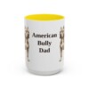 15oz American Bully Dog Dad Mug, Vintage Sketch Coffee Mug, Dog Dad Gift