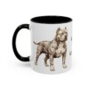 american-bully-mug-humor-black-left-1 11oz Funny American Bully Mug, All Gains No Grudges, Vintage Dog Coffee Mug, Dog Lover Gift
