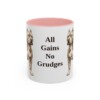american-bully-mug-humor-pink-1 11oz Funny American Bully Mug, All Gains No Grudges, Vintage Dog Coffee Mug, Dog Lover Gift