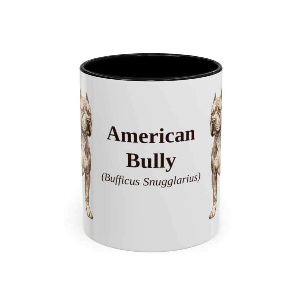 11oz American Bully Latin Mug, American Bully, Vintage Dog Coffee Mug, Dog Lover Gift