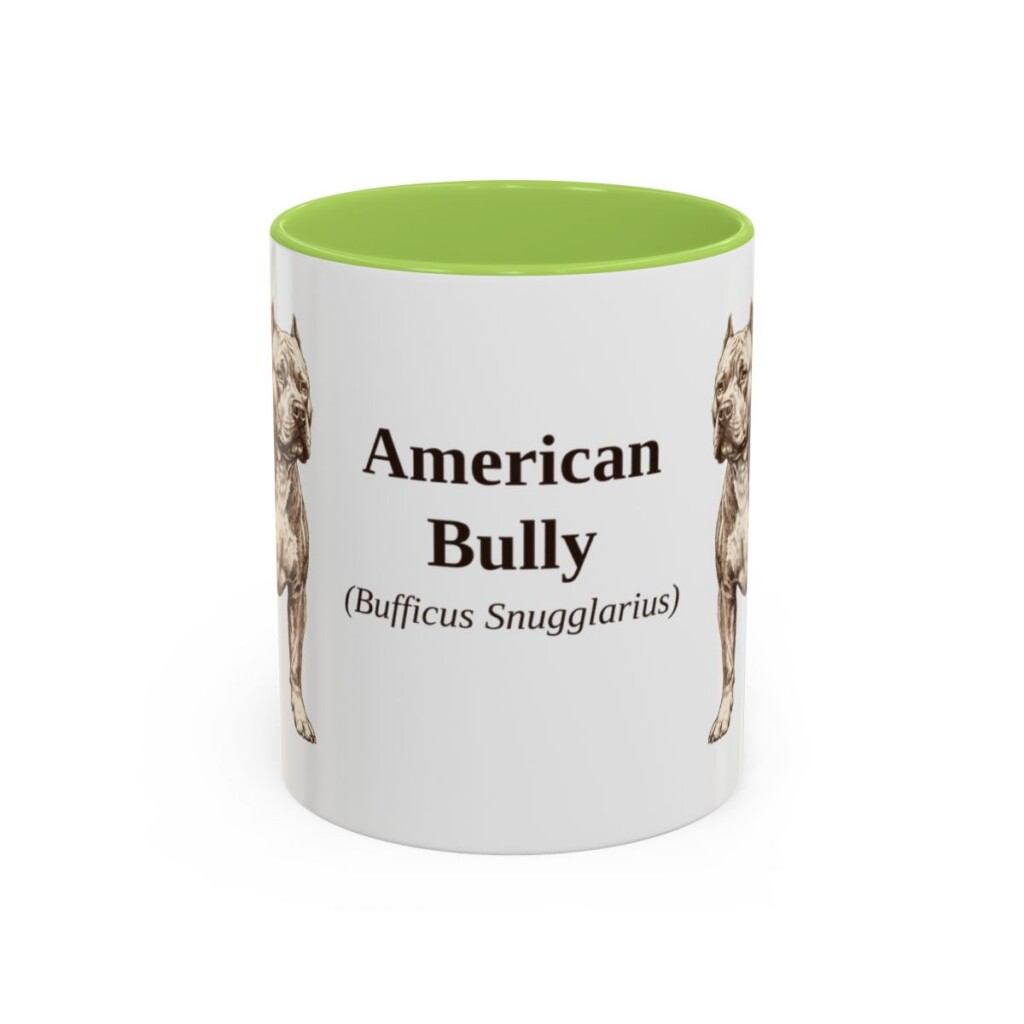 11oz American Bully Latin Mug, American Bully, Vintage Dog Coffee Mug, Dog Lover Gift