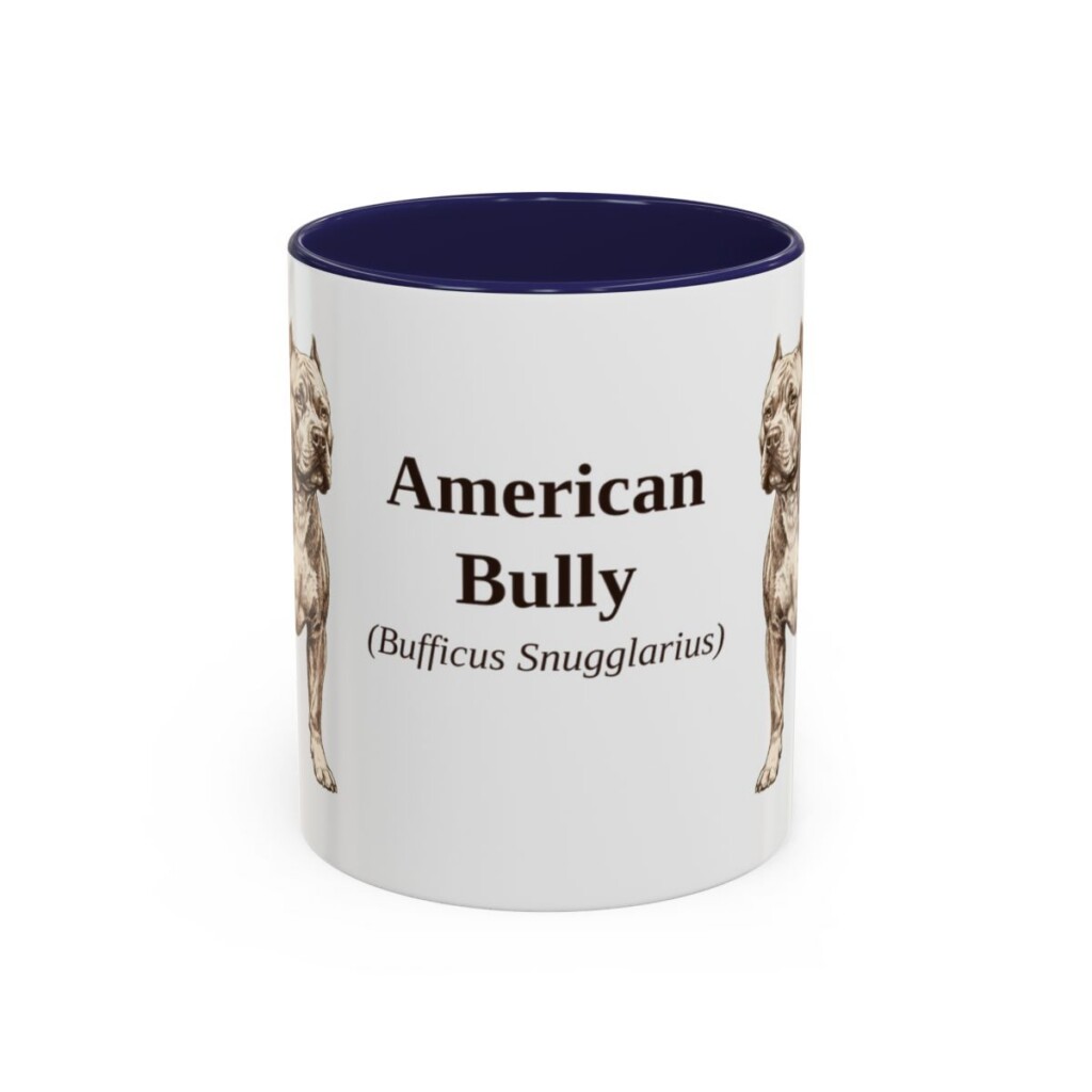 11oz American Bully Latin Mug, American Bully, Vintage Dog Coffee Mug, Dog Lover Gift