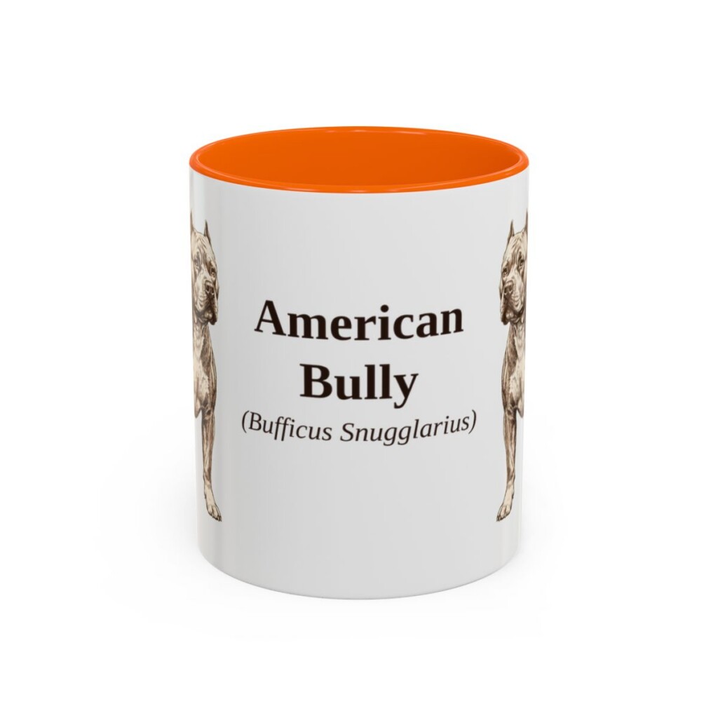 11oz American Bully Latin Mug, American Bully, Vintage Dog Coffee Mug, Dog Lover Gift