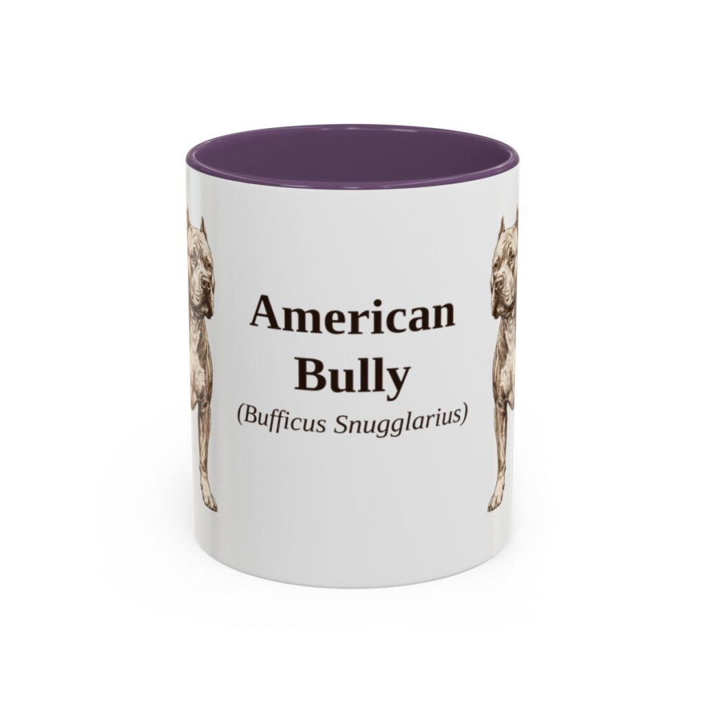 11oz American Bully Latin Mug, American Bully, Vintage Dog Coffee Mug, Dog Lover Gift