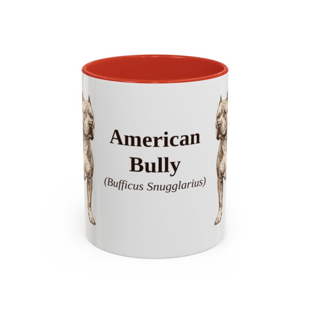 11oz American Bully Latin Mug, American Bully, Vintage Dog Coffee Mug, Dog Lover Gift