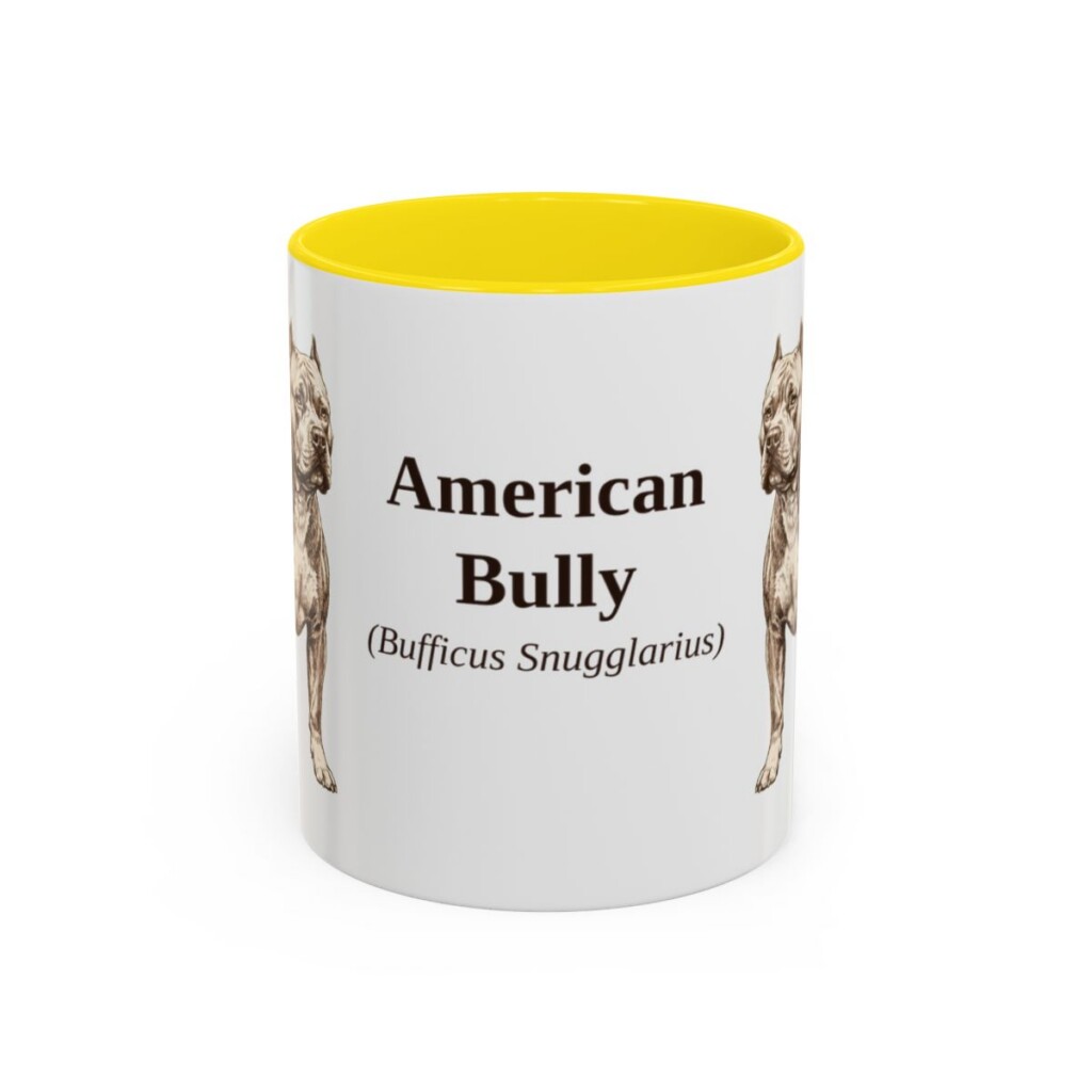 11oz American Bully Latin Mug, American Bully, Vintage Dog Coffee Mug, Dog Lover Gift