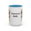 15oz American Bully Mug, Vintage Dog Portrait Coffee Mug, Dog Lover Gift