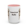 15oz American Bully Mug, Vintage Dog Portrait Coffee Mug, Dog Lover Gift