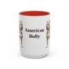 15oz American Bully Mug, Vintage Dog Portrait Coffee Mug, Dog Lover Gift