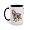 15oz American Cocker Spaniel Mug, Vintage Dog Portrait Coffee Mug, Dog Lover Gift