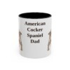 11oz American Cocker Spaniel Dog Dad Mug, Vintage Sketch Coffee Mug, Dog Dad Gift