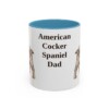 11oz American Cocker Spaniel Dog Dad Mug, Vintage Sketch Coffee Mug, Dog Dad Gift