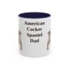 11oz American Cocker Spaniel Dog Dad Mug, Vintage Sketch Coffee Mug, Dog Dad Gift