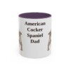 11oz American Cocker Spaniel Dog Dad Mug, Vintage Sketch Coffee Mug, Dog Dad Gift