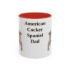 11oz American Cocker Spaniel Dog Dad Mug, Vintage Sketch Coffee Mug, Dog Dad Gift