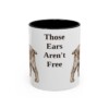 american-cocker-spaniel-mug-humor-black-front-1 11oz Funny American Cocker Spaniel Mug, Those Ears Aren't Free, Vintage Dog Coffee Mug, Dog Lover Gift