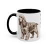 american-cocker-spaniel-mug-humor-black-left-1 11oz Funny American Cocker Spaniel Mug, Those Ears Aren't Free, Vintage Dog Coffee Mug, Dog Lover Gift