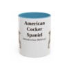 11oz American Cocker Spaniel Latin Mug, American Cocker Spaniel, Vintage Dog Coffee Mug, Dog Lover Gift
