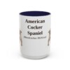 15oz American Cocker Spaniel Latin Mug, American Cocker Spaniel, Vintage Dog Coffee Mug, Dog Lover Gift