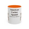 11oz American Cocker Spaniel Latin Mug, American Cocker Spaniel, Vintage Dog Coffee Mug, Dog Lover Gift