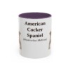 11oz American Cocker Spaniel Latin Mug, American Cocker Spaniel, Vintage Dog Coffee Mug, Dog Lover Gift