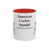11oz American Cocker Spaniel Latin Mug, American Cocker Spaniel, Vintage Dog Coffee Mug, Dog Lover Gift