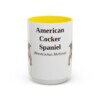 15oz American Cocker Spaniel Latin Mug, American Cocker Spaniel, Vintage Dog Coffee Mug, Dog Lover Gift